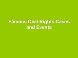 Photos of Famous Civil Cases