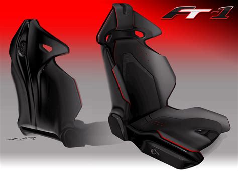 Toyota Ft 1 Concept Seat Design Sketch Car Body Design