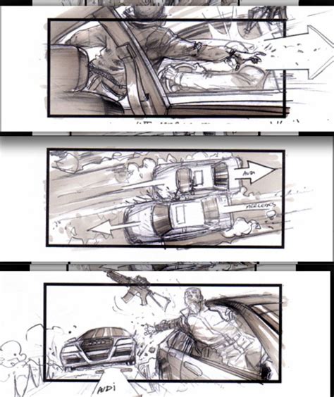 10 Best Car Chase Storyboards Images On Pinterest Comics Storyboard