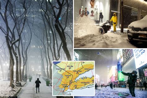 New York Snowstorm Huge Winter Surge Hitting Today And Could Dump