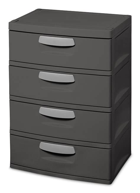 This sterilite plastic drawer helps you organize your things just the way you want. Sterilite - 0174: 4 Drawer Unit