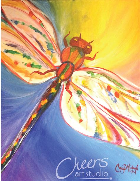 Colorful Dragonfly | Colorful dragonfly, Colorful art, Art studios