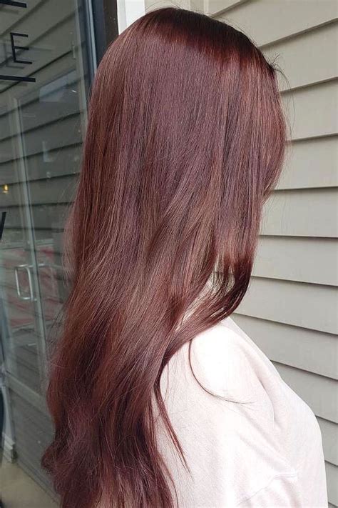 Brown Mahogany Fall Hair Color 2019 Ginger Hair Color Hair Color And