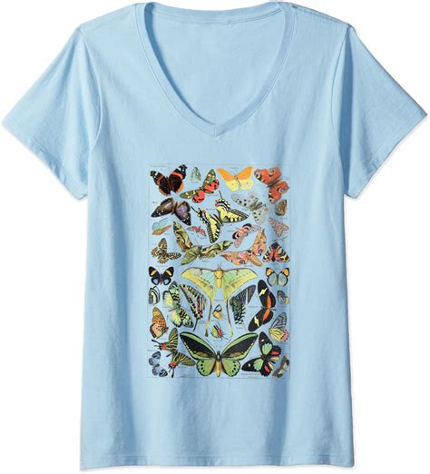 Womens Vintage Butterflies Butterfly Collection Scientific