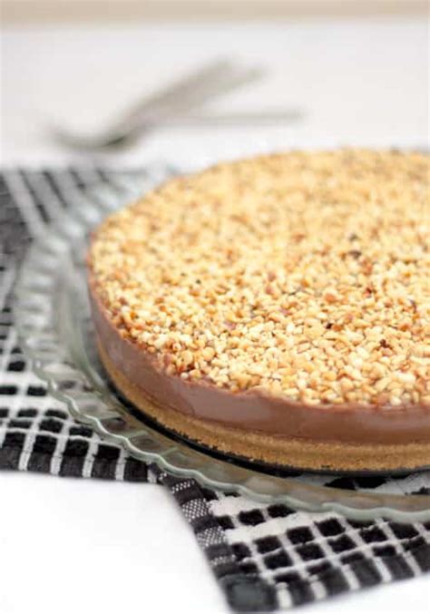 Easy No Bake Nutella Cheesecake Make Ahead Dessertkitchenmason Easy Step By Step Picture
