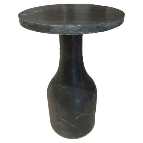 Monolith Side Table In Absolute Black Marble At 1stdibs