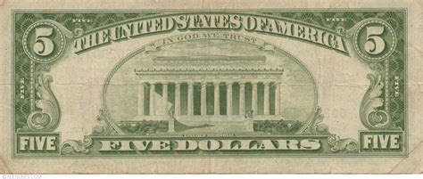5 Dollars 1963 Emisiunea 1963 United States Notes Statele Unite