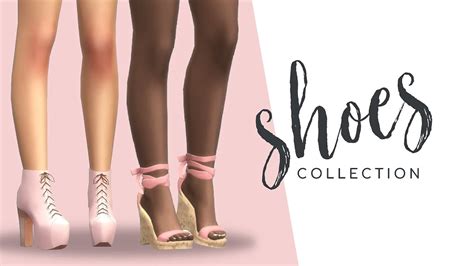 My Cc Shoe Collection Sims 4 Custom Content Showcase Maxis Match
