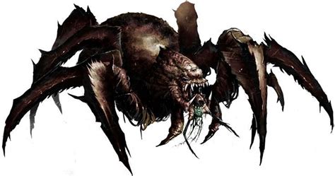 Great Spider Greater Spawn Of Ungoliant Fantasy Monster Spider Art