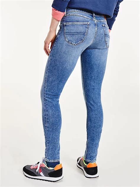 Sophie Low Rise Skinny Faded Jeans Denim Tommy Hilfiger