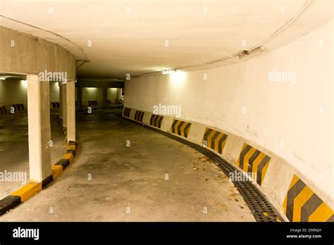 The Entrance Of An Underground Parking Lot Stock Photo Alamy
