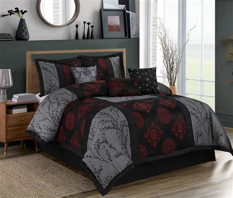Higi Evjk Bedroom Bed In A Bag 7 Piece Comforter Set