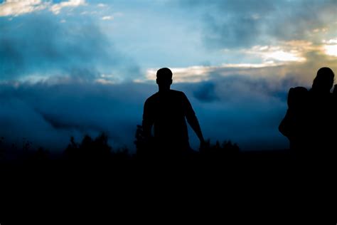 Free Images Man Horizon Silhouette Person Cloud Sky Sunset
