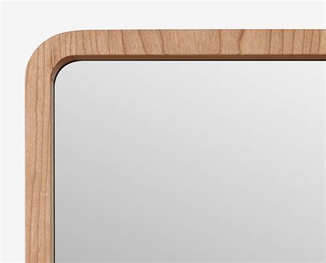 Shop with afterpay on eligible items. High quality cherry wood frame mirror | Rectangular ...