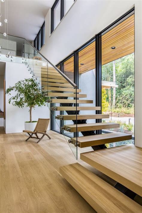 Edgy Floating Staircase Design Ideas Shelterness