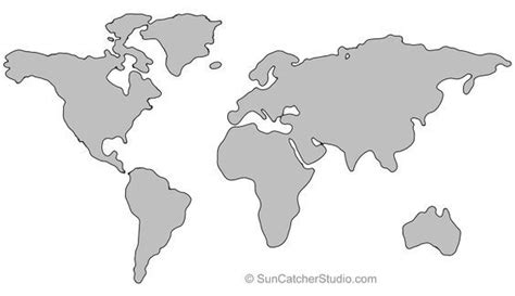 The World Map Is Shown In Grey On A White Background It Looks Like An