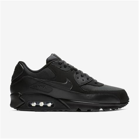 Mens Shoes Nike Air Max 90 Leather Black 537384 090
