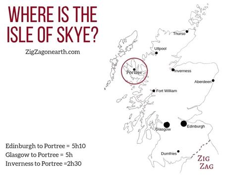 Scotland Isle Of Skye Map Location Scotland Castles Scotland