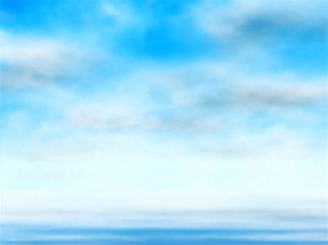 Blue Sky With Clouds Vector Backgrounds Free Vector In Encapsulated