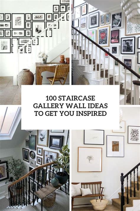 100 Stairway Gallery Wall Ideas To Get You Inspired Shelterness