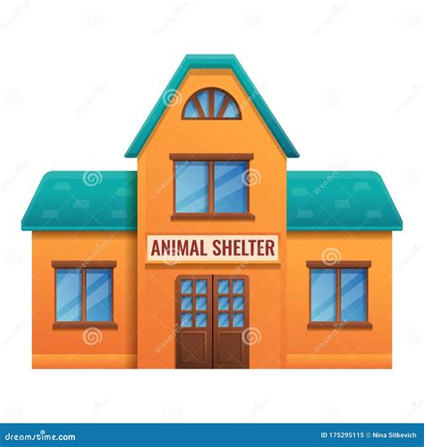 Animal Shelter Cartoon Vector Illustration 157293856
