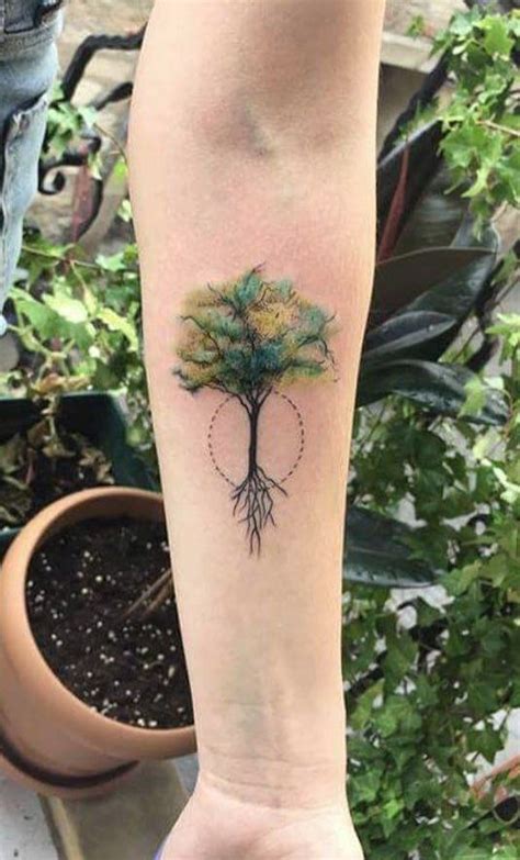 Dead tree tattoo shows that our mother nature is in danger we all have to save tree to save earth. Tree Tattoo - 50 Gorgeous and Meaningful Tree Tattoos ...