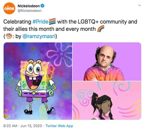 Spongebob Pride Tweet Sparks Debate About His Sexual Orientation