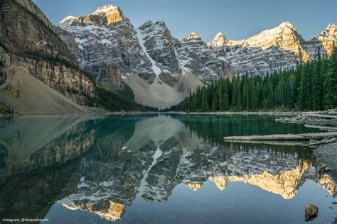 Early Morning Reflections At Moraine Lake Alberta Oc 6000x4000 R