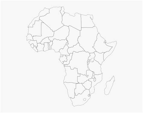 Blank Political Map Of Africa Kulturaupice