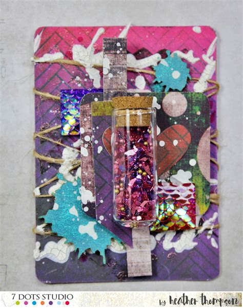 Paint Chips Atcs February Challenge Heathers Creations Inside And Out