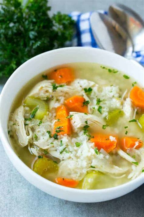 Slow Cooker Chicken And Rice Soup Recipe Ocean