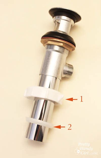 Standard size means that this kit can be used on nearly all kitchen sink drains. Replacing a Sink Drain - Pretty Handy Girl
