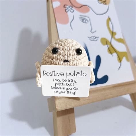 Funny Positive Potatoes Knitting Potato Dolls Inspired Toy Christams
