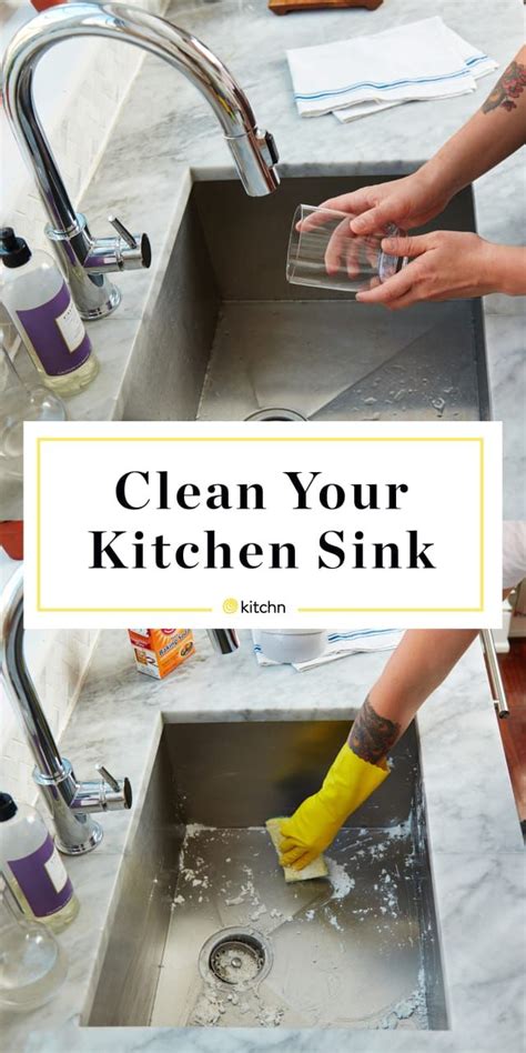 How To Clean Your Kitchen Sink Clean Kitchen Sink Baking Soda