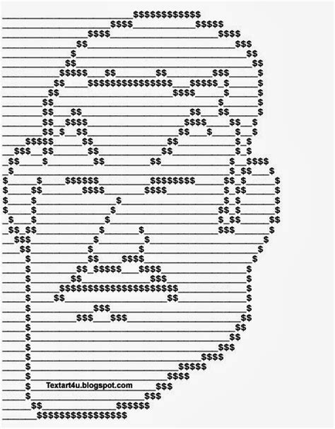 Angry Man Face Ascii Text Art Cool Ascii Text Art 4 U