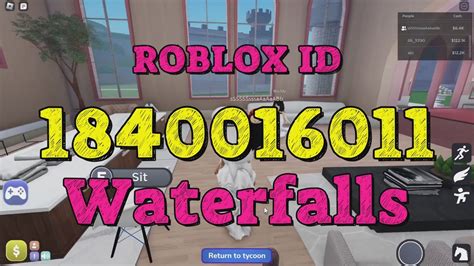 Waterfalls Roblox Song Codes Youtube