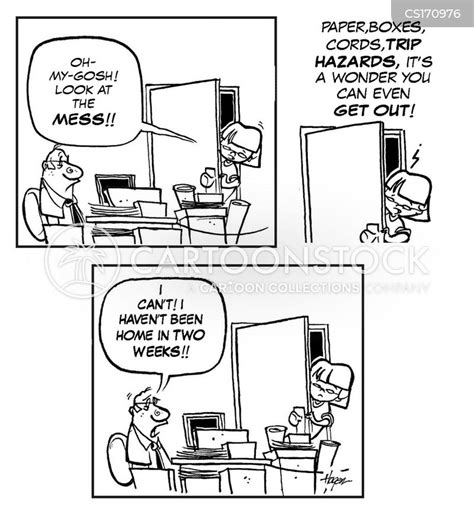 Messy Office Cartoons And Comics Funny Pictures From Cartoonstock