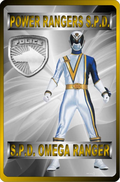 Spd Omega Ranger By Rangeranime On Deviantart Power Rangers Ninja