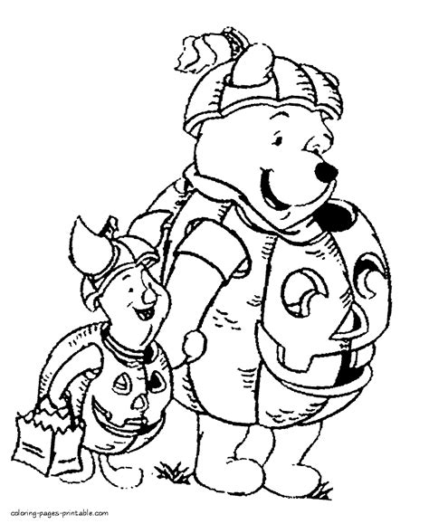 Coloring Pages Disney Halloween Disney Halloween Coloring Pages 3