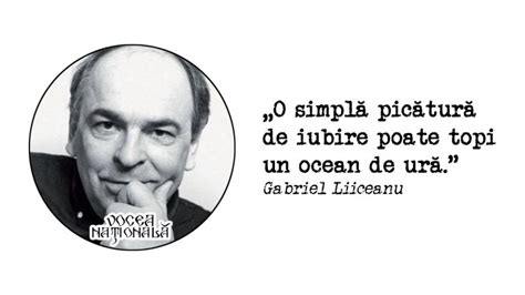 Dar fundamental este ca oamenii să creadă în ele. O picătură de iubire, citat de Gabriel Liiceanu - Vocea ...