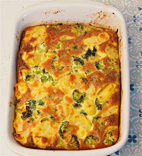 Cheesy Broccoli Potato Casserole Delice Recipes