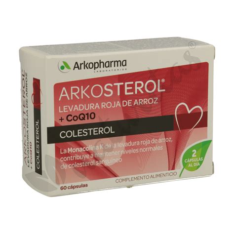 Arkosterol Levadura roja de arroz y coenzima Q10 60 cápsulas de