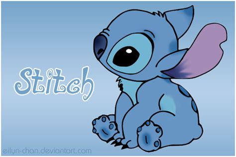 Free Download Cute Disney Stitch Wallpaper Stitch Colored By Eilyn