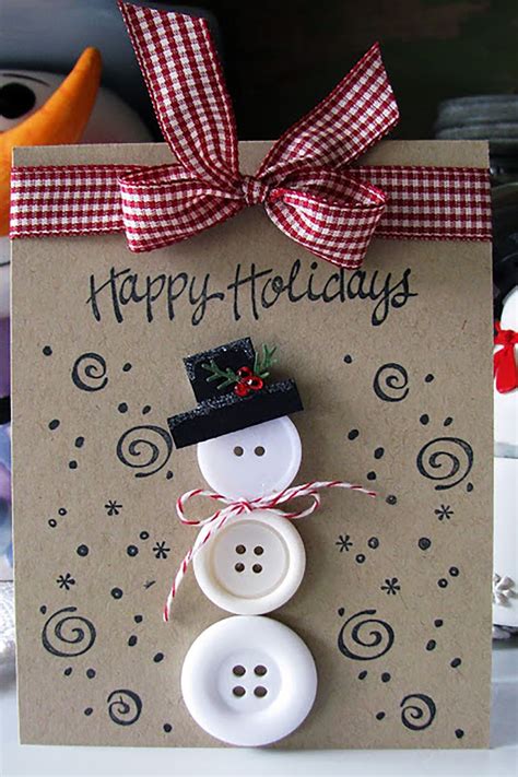 Check out our handmade card ideas selection for the very best in unique or custom, handmade pieces from our greeting cards shops. 15 DIY Christmas Card Ideas - Easy Homemade Christmas Cards We're Loving for 2017