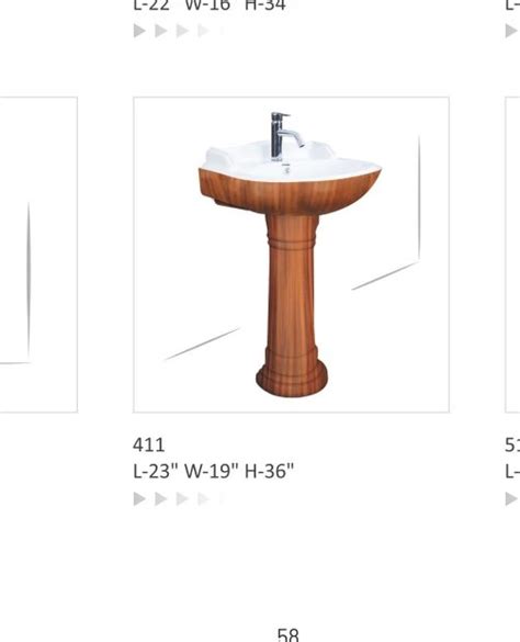 Serena Wooden Pedestal Wash Basin Set At Rs 1610 In Morbi Id 25966605333