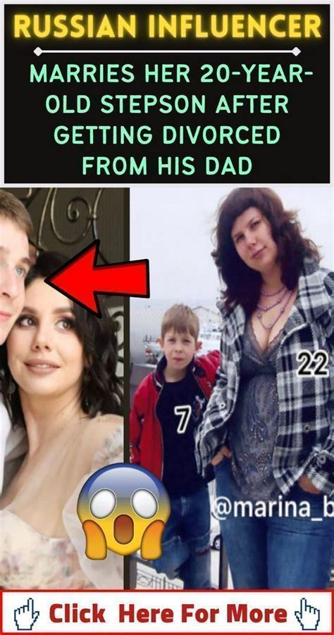 Russian Influencer Marries Her 20 Year Old Stepson After Getting Divorced From His Dad Artofit