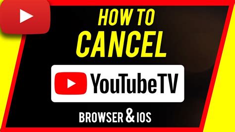 How To Cancel Youtube Tv Youtube