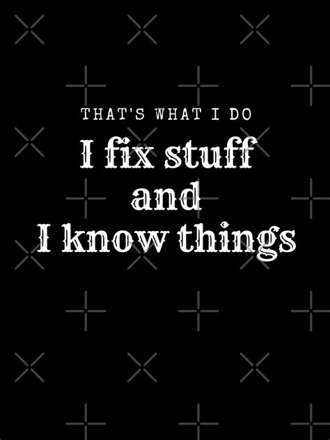 I Fix Stuff And I Know Things Scarf By Lagomdesigns Redbubble