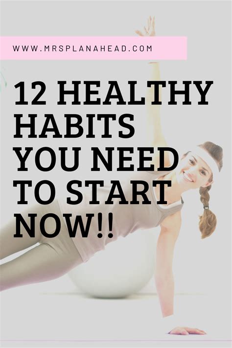 12 Healthy Habits You Need To Start Now In 2020 Healthy Habits