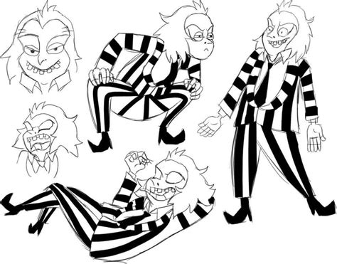 Beetlejuice 1 Coloring Page Free Printable Coloring Pages For Kids